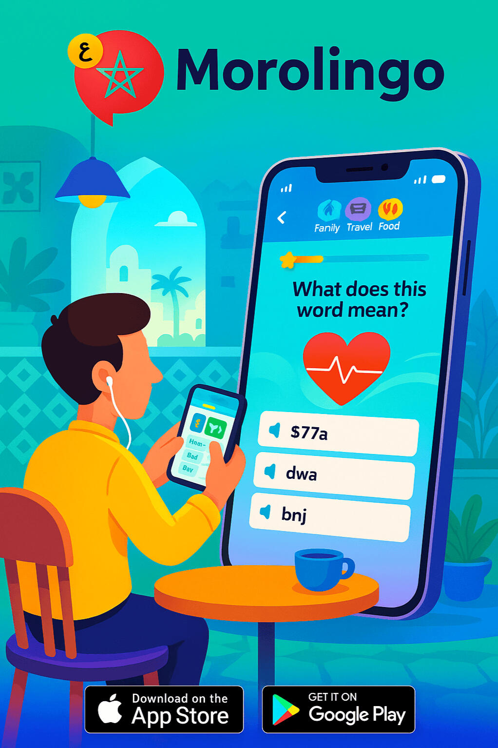 Morolingo - Apprends la darija marocaine